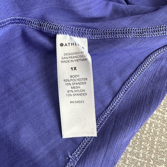 Athleta Pacifica Sleeveless Top – Women’s 1X – Purple Athletic Tank - Picture 6 of 9